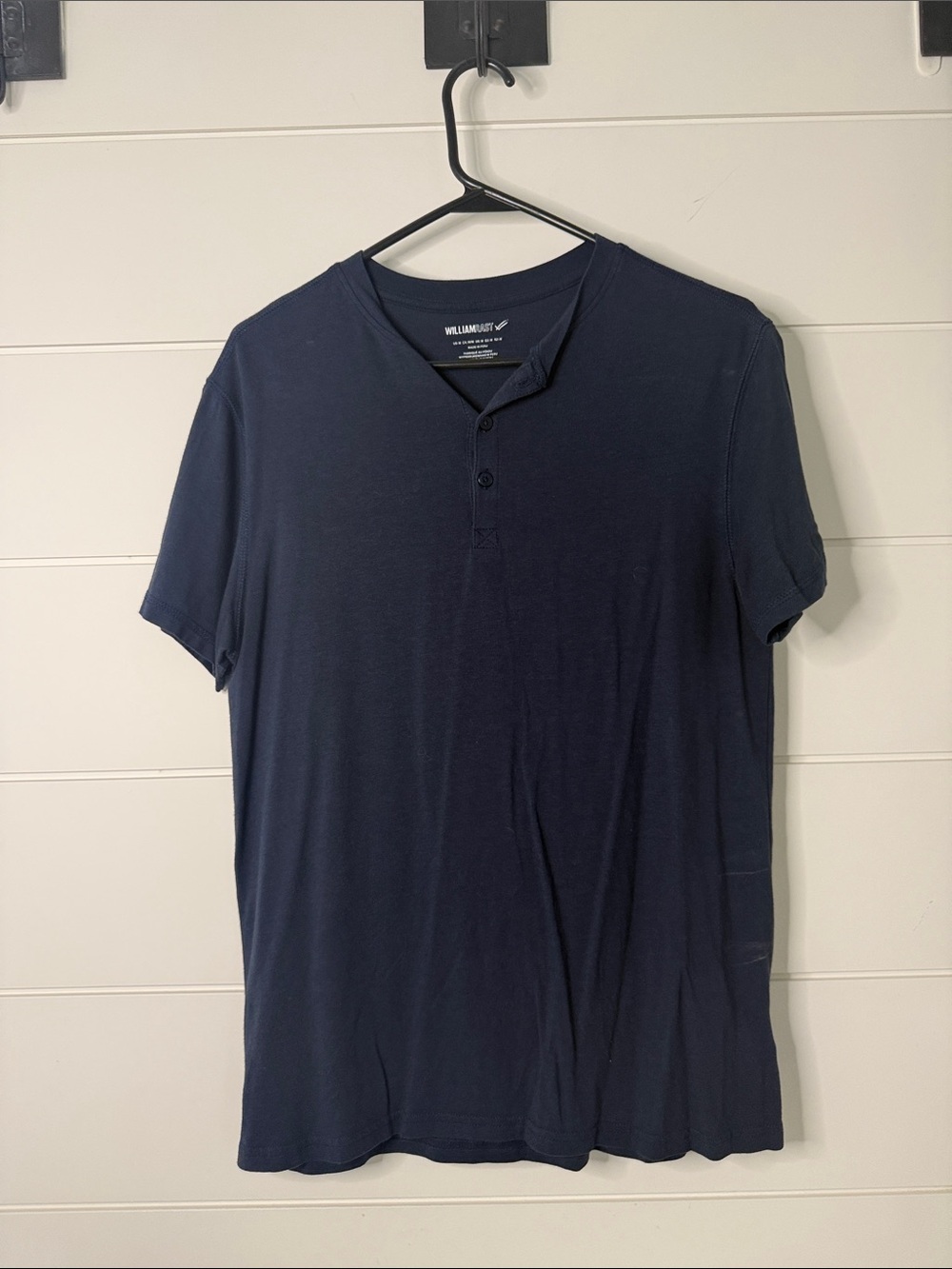 Dark Blue WilliamRast button-up Tee